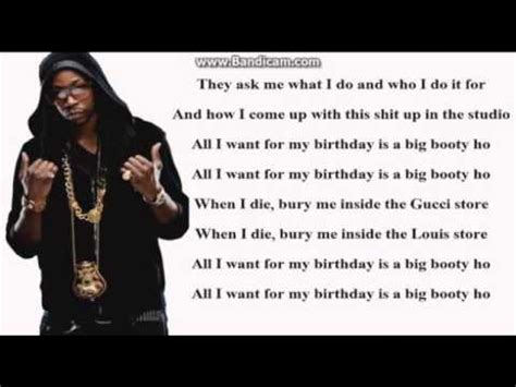 Lyrics for Birthday Song by 2 Chainz 